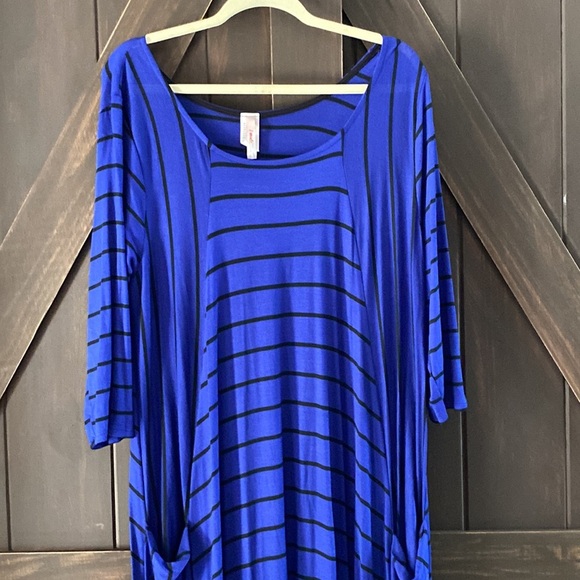 J mode USA 2XL navy blue with black stripes - Picture 2 of 9